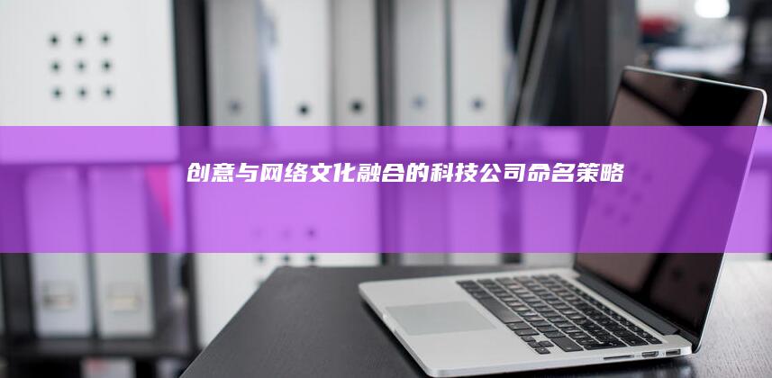 创意与网络文化融合的科技公司命名策略